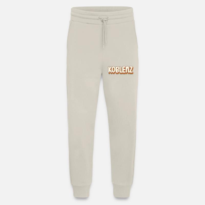 Coblenzerin Coblence Coblence - Pantalon de jogging bio décontracté fabriqué en UE - WARM CLAY