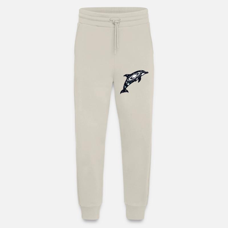 Dolphin Space Galaxy Universe - Jogging Pants - made by SPREAD - WARM CLAY