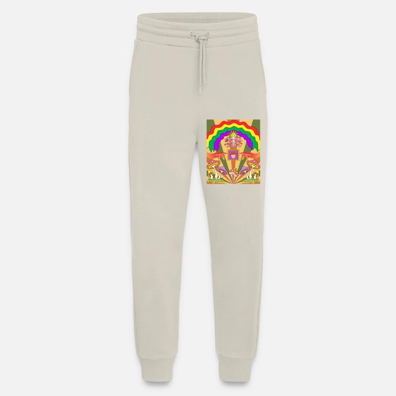 Creative Psychedelic Design - Jogging Pants - made by SPREAD  - WARM CLAY