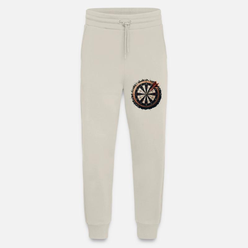 DARTBOARD WITH DARTS IN IT - Jogging Pants - made by SPREAD  - WARM CLAY