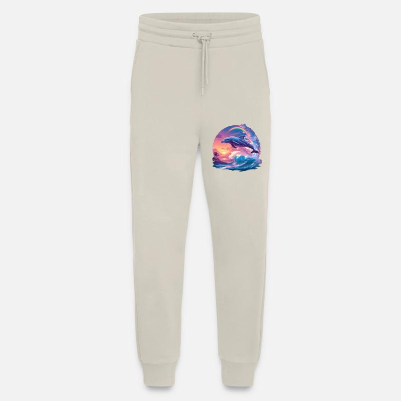 Dolphin Dolphins Dolphin - Jogging Pants - made by SPREAD - WARM CLAY