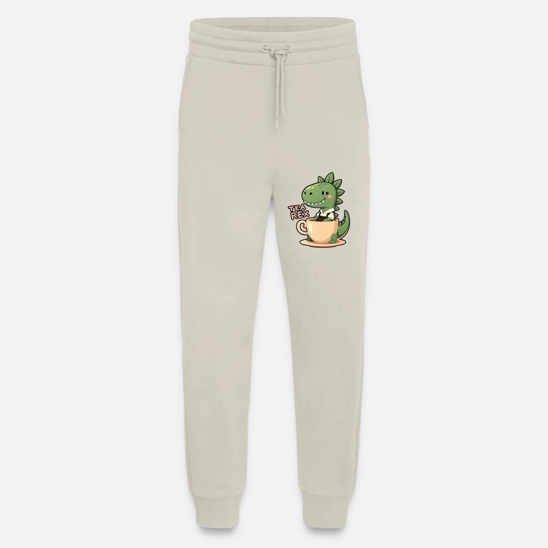 Tea Rex TRex Lederhose - Jogginghose - made by SPREAD - WARM CLAY