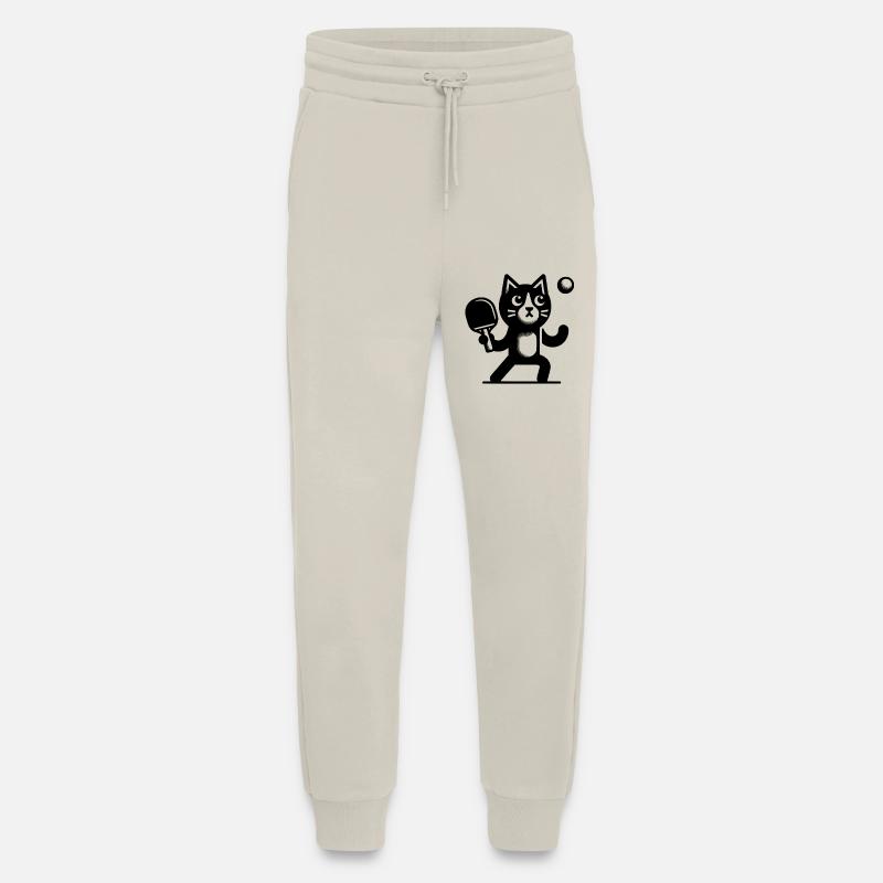 Table tennis cat - Jogging Pants - made by SPREAD - WARM CLAY