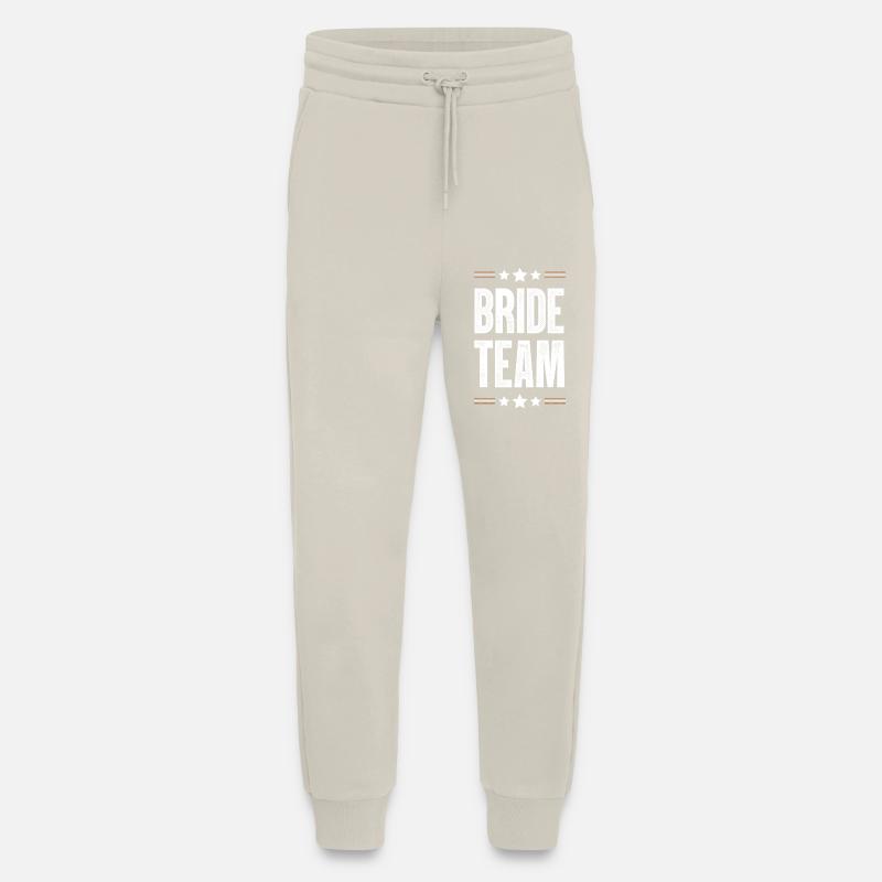 Équipe de la mariée - Pantalon de jogging bio décontracté fabriqué en UE - WARM CLAY