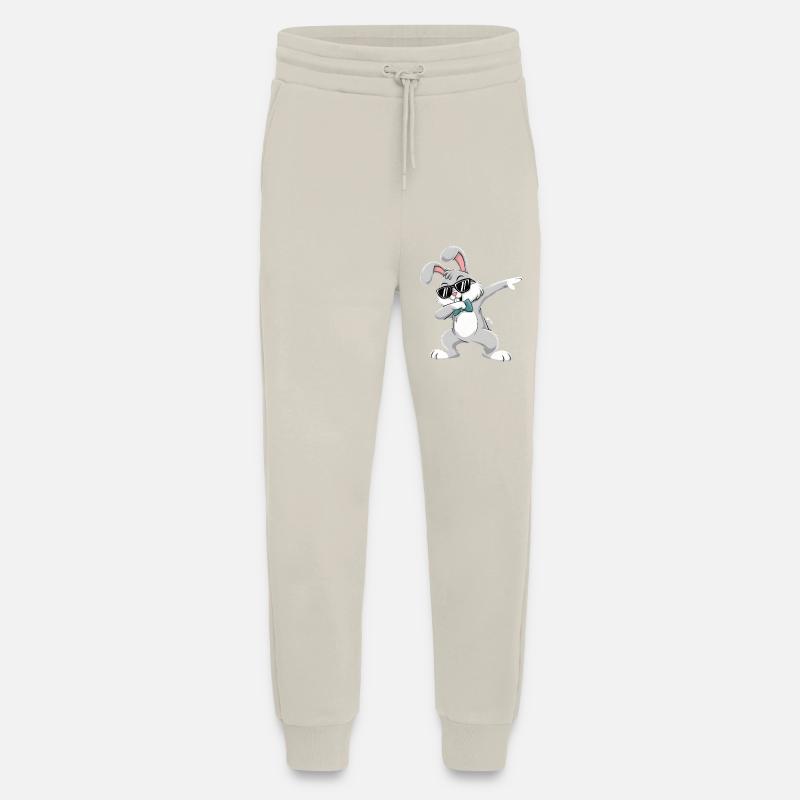 dubbing bunny happy easter - Jogging Pants - made by SPREAD  - WARM CLAY