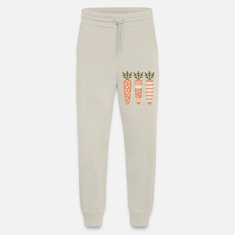 Easter Carrot Pattern Cute Cute - Jogging Pants - made by SPREAD  - WARM CLAY