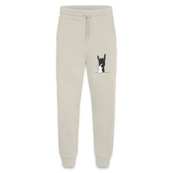 Rock Bunny – Le lapin le plus cool sous les projecteurs - Pantalon de jogging bio décontracté fabriqué en UE - WARM CLAY - Devant
