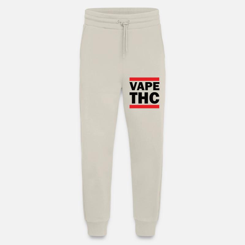 Vape THC - Pantalon de jogging bio décontracté fabriqué en UE - WARM CLAY