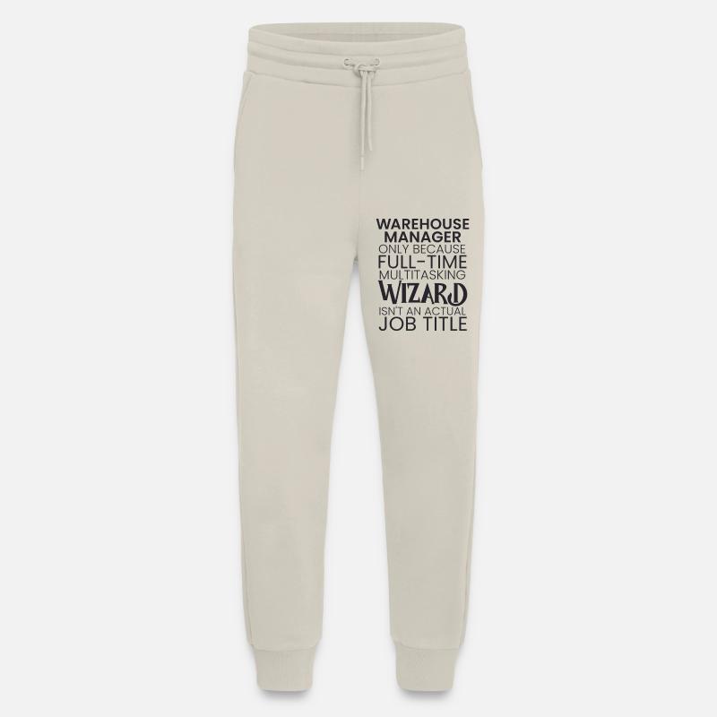 Assistant multitâche du gestionnaire d’entrepôt - Pantalon de jogging bio décontracté fabriqué en UE - WARM CLAY