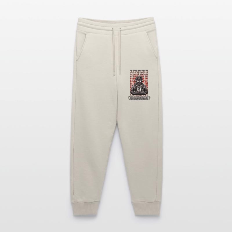 Je parle HTML, Python et sarcasme Pantalon de jogging bio décontracté fabriqué en UE