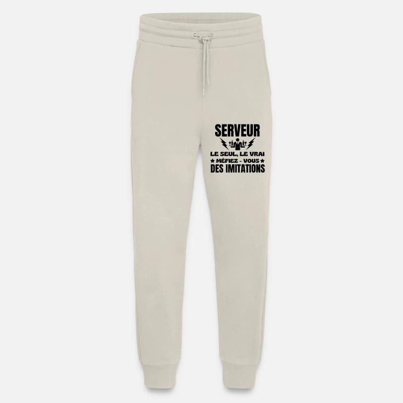 AUTHENTIC SERVER - Jogging Pants - made by SPREAD  - WARM CLAY