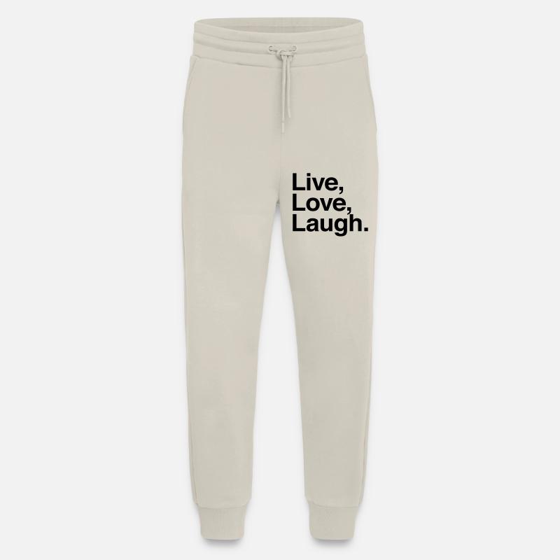 live love laugh - Jogginghose - made by SPREAD - WARM CLAY