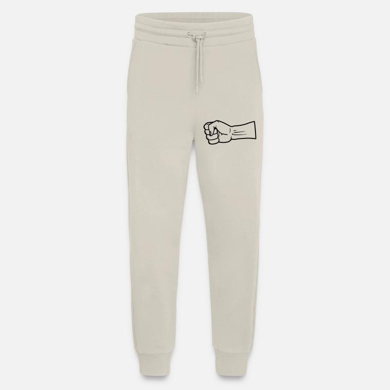 Fist hand vector - Jogging Pants - made by SPREAD  - WARM CLAY