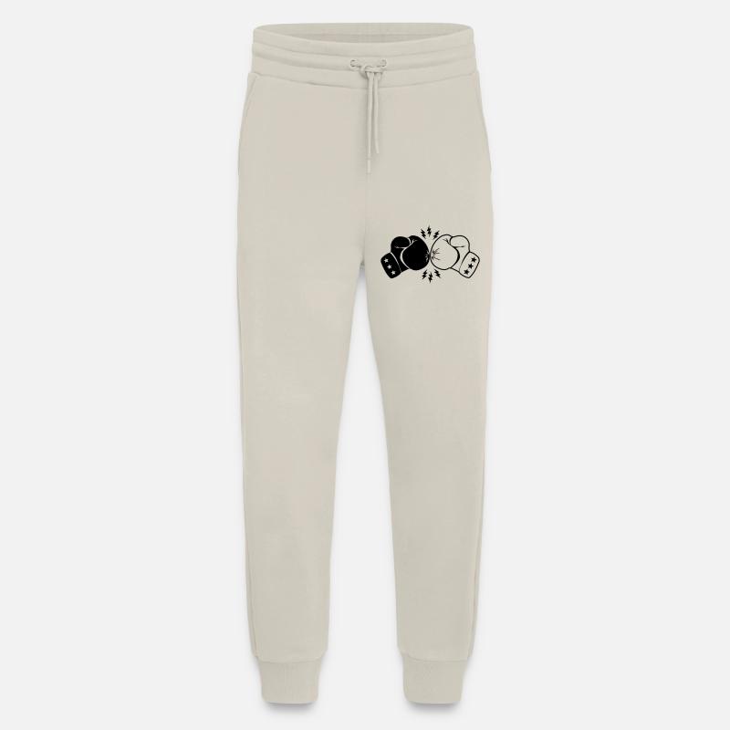 Boxing boxing gloves contact with lightning - Jogging Pants - made by SPREAD  - WARM CLAY