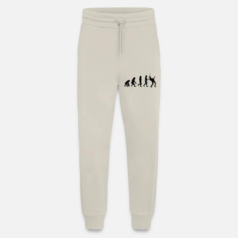 Evolution guitar player - Jogging Pants - made by SPREAD  - WARM CLAY