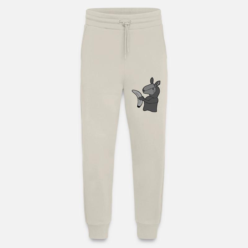 Lama mit Banane - Jogginghose - made by SPREAD - WARM CLAY