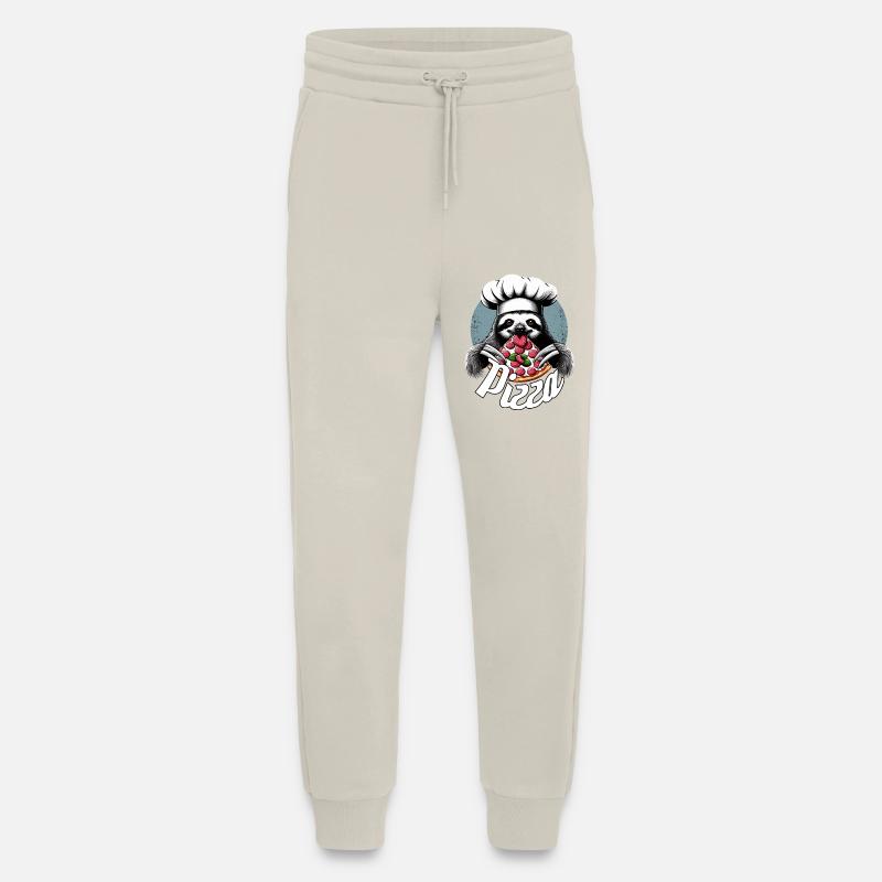 Pizza Yummy Sloth Gift - Jogging Pants - made by SPREAD - WARM CLAY