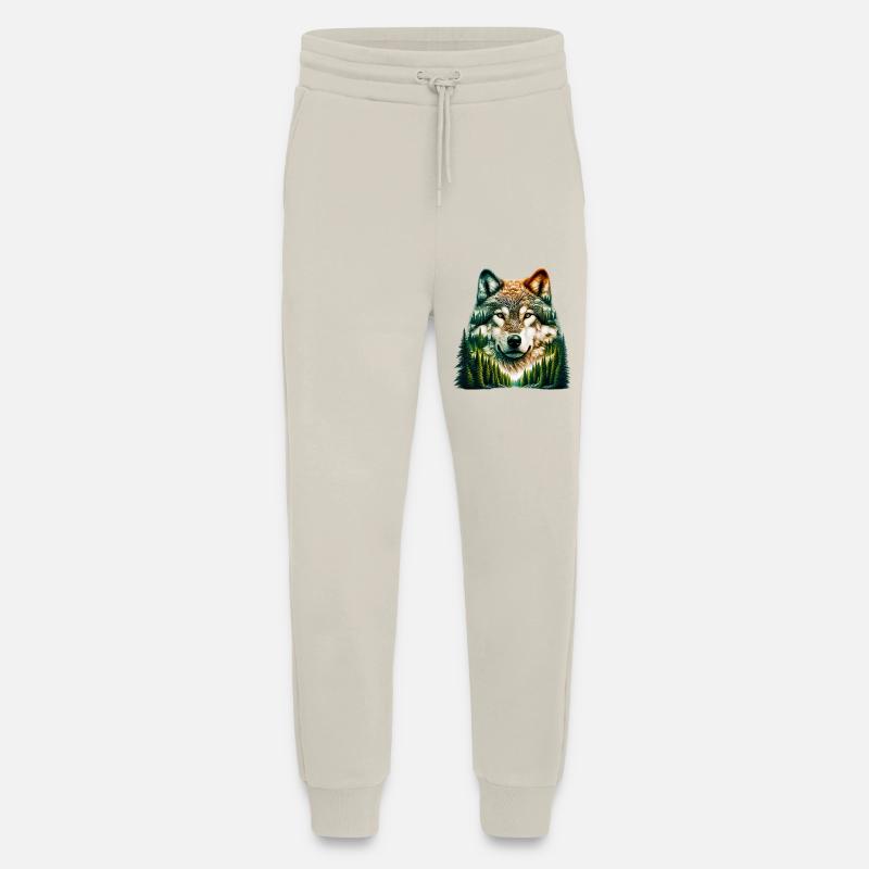 Wolf - Jogging Pants - made by SPREAD  - WARM CLAY