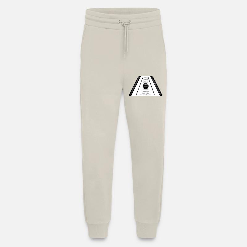 Hackbrett black n white - Jogginghose - made by SPREAD - WARM CLAY