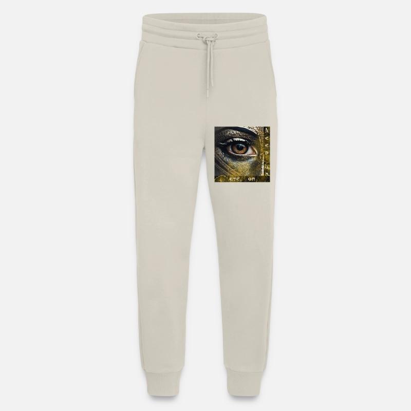 keep an eye on - Observation mode - Jogging Pants - made by SPREAD  - WARM CLAY