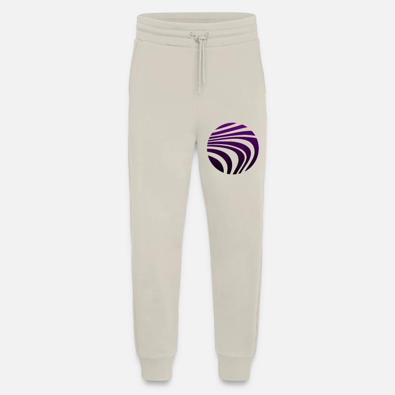 Psychedelic Pattern Violet Gradient - Jogging Pants - made by SPREAD  - WARM CLAY
