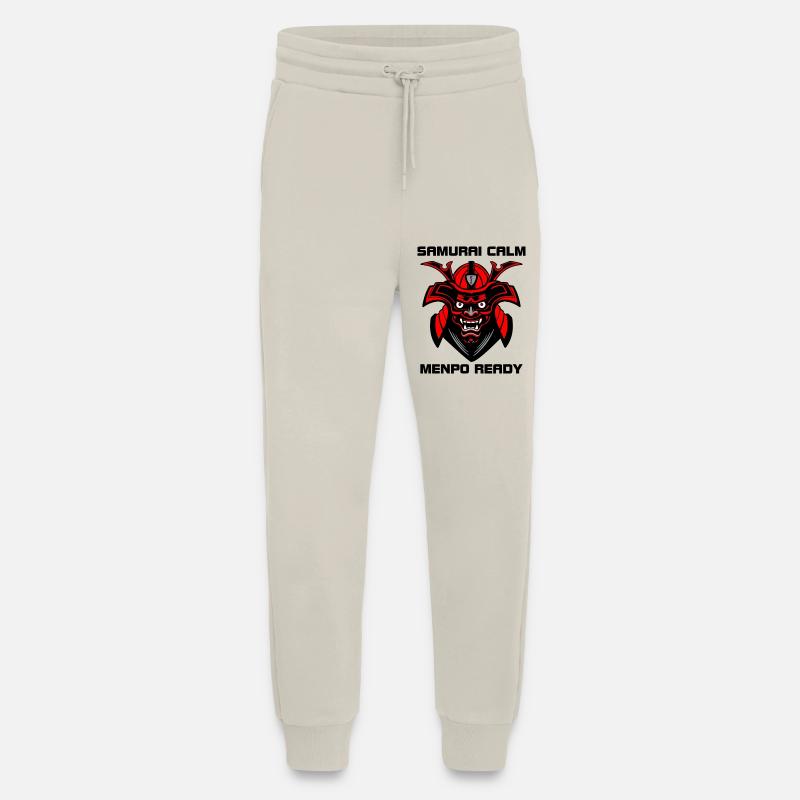 Calm as a Samurai – Menpo Ready - Jogging Pants - made by SPREAD  - WARM CLAY
