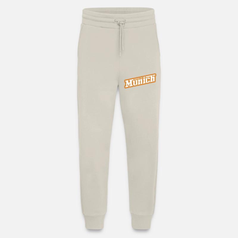 Munich - parce que c’est votre ville ! - Pantalon de jogging bio décontracté fabriqué en UE - WARM CLAY