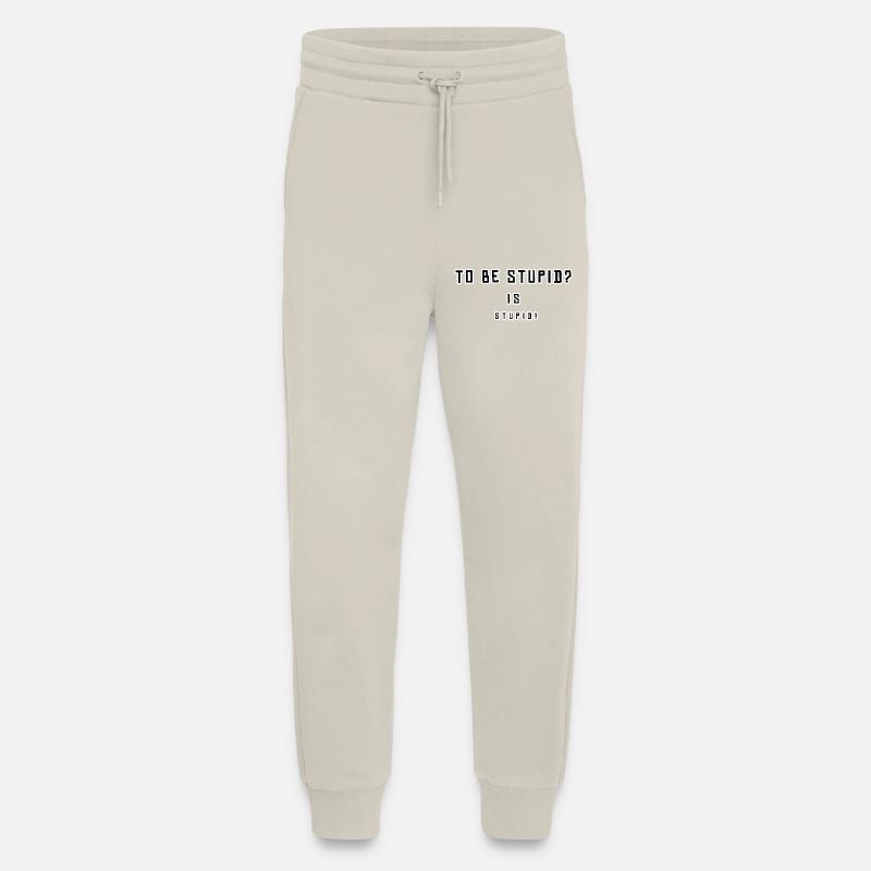 Provokatives humorvolles Statement Design - Jogginghose - made by SPREAD - WARM CLAY