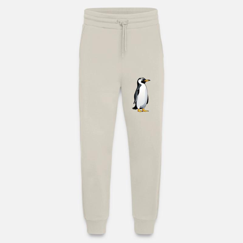 Illustration eines Pinguins mit freundlichem Blick - Jogginghose - made by SPREAD - WARM CLAY