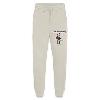 Funny Christmas motif for a nice gift giving - Jogging Pants - made by SPREAD  - WARM CLAY - Front
