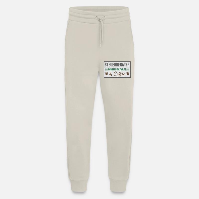 Steuerberater: Tabellen & Kaffee - Jogginghose - made by SPREAD - WARM CLAY