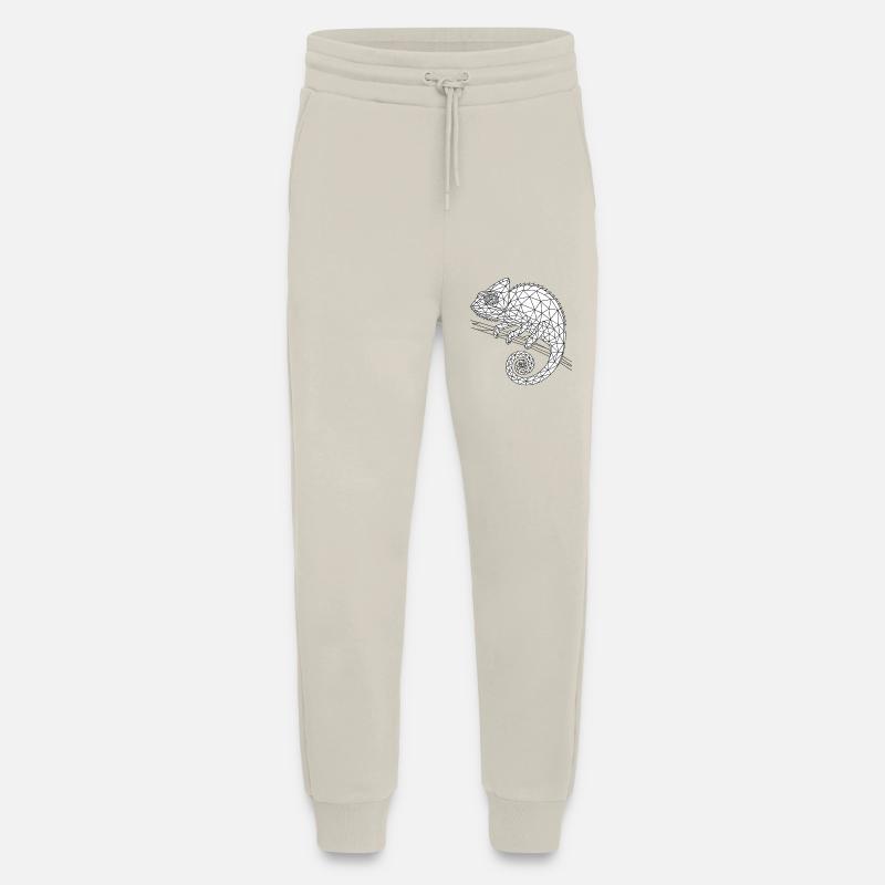 Geometric Chameleon Wireframe - Jogging Pants - made by SPREAD  - WARM CLAY