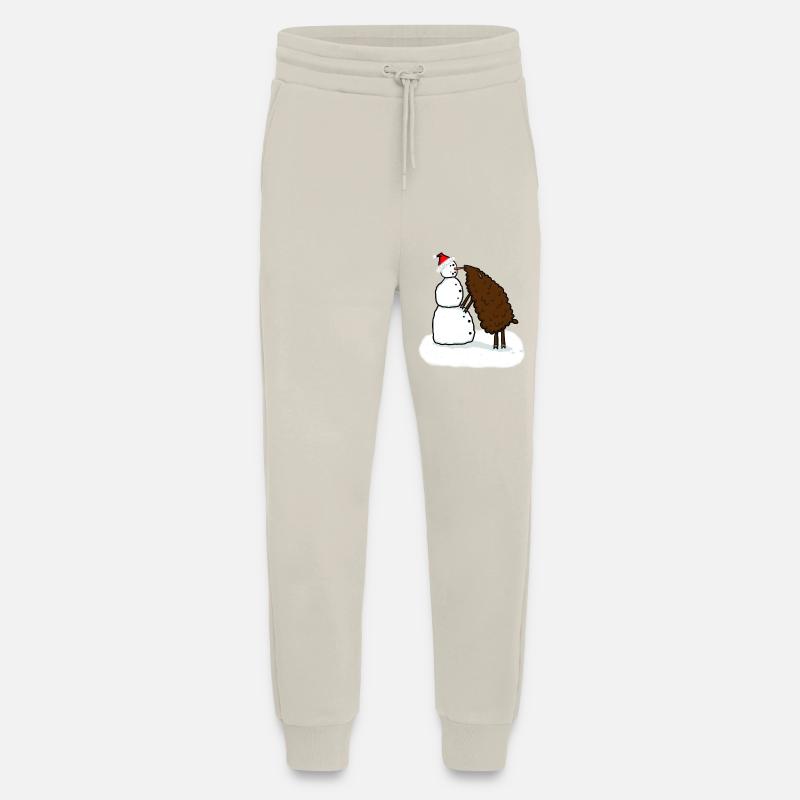 Schneemann & Schaf - Jogginghose - made by SPREAD - WARM CLAY