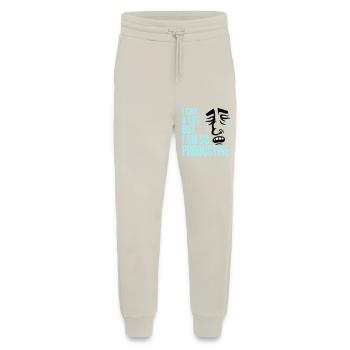 Je pleure beaucoup mais je suis tellement productif, émotions drôles - Pantalon de jogging bio décontracté fabriqué en UE - WARM CLAY - Devant
