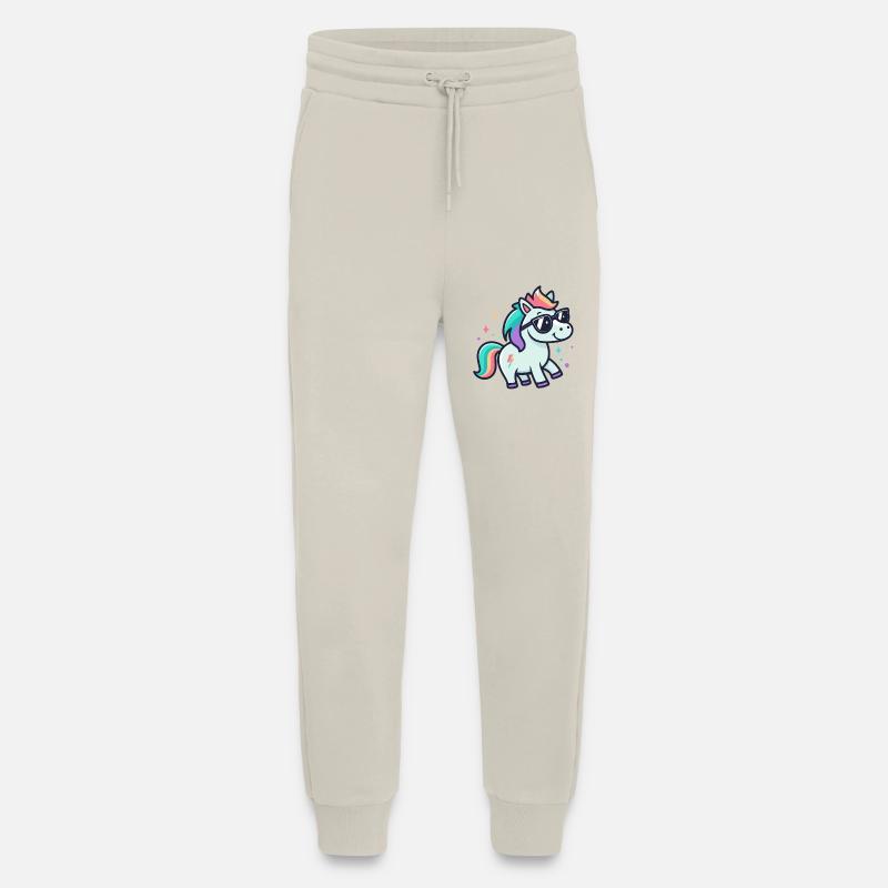 Rainbow Unicorn Sunglasses - Jogging Pants - made by SPREAD  - WARM CLAY