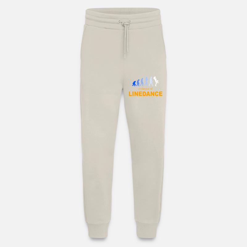 Evolution of Linedance - Jogging Pants - made by SPREAD  - WARM CLAY