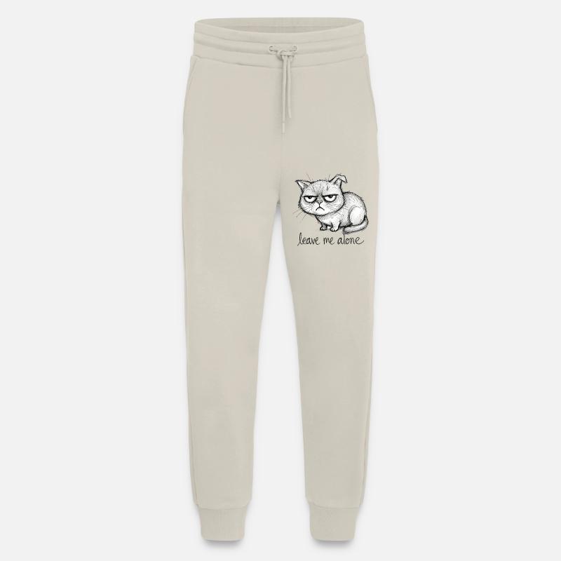 Doodle Cat - Jogging Pants - made by SPREAD  - WARM CLAY