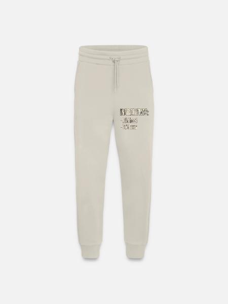 Bière et viande - Pantalon de jogging bio décontracté fabriqué en UE - WARM CLAY