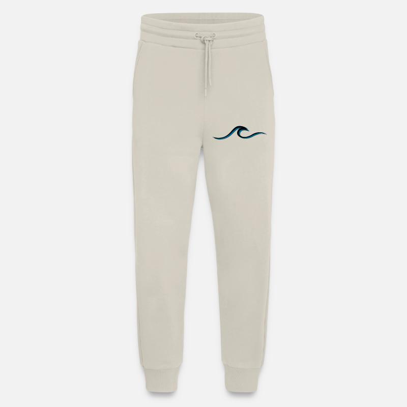 Welle wave Surfen Wasserratte Surfer - Jogginghose - made by SPREAD - WARM CLAY