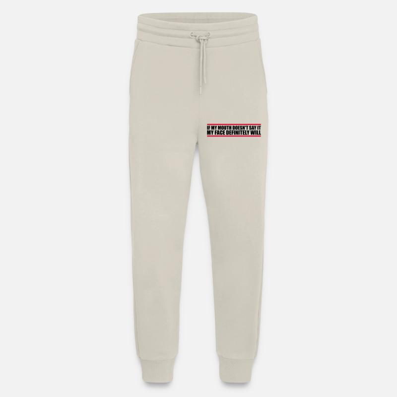 my face definitely will - Jogging Pants - made by SPREAD - WARM CLAY