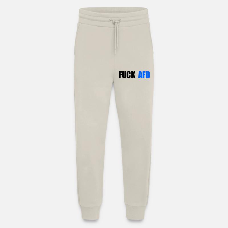 Fuck afd - Jogginghose - made by SPREAD - WARM CLAY