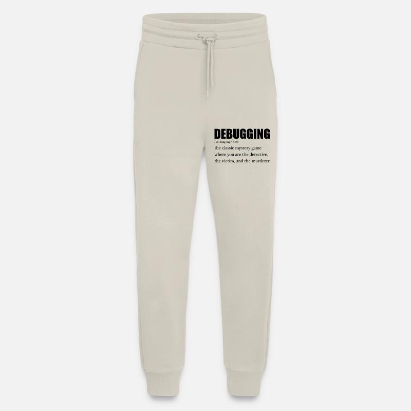 Programmierer Debugging Definition Lustig IT-Entwickler - Jogginghose - made by SPREAD - WARM CLAY
