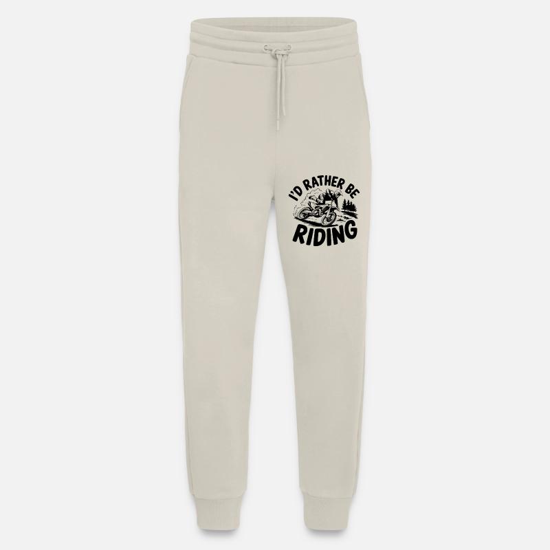 I D RATHER BE RIDING - Jogging Pants - made by SPREAD  - WARM CLAY