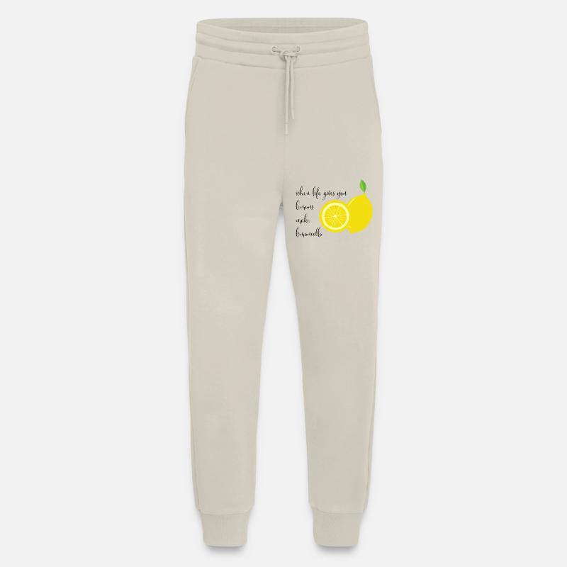 Spruch Limocello schwarz - Jogginghose - made by SPREAD - WARM CLAY
