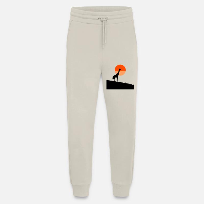 Giraffe at sunset - Jogging Pants - made by SPREAD  - WARM CLAY