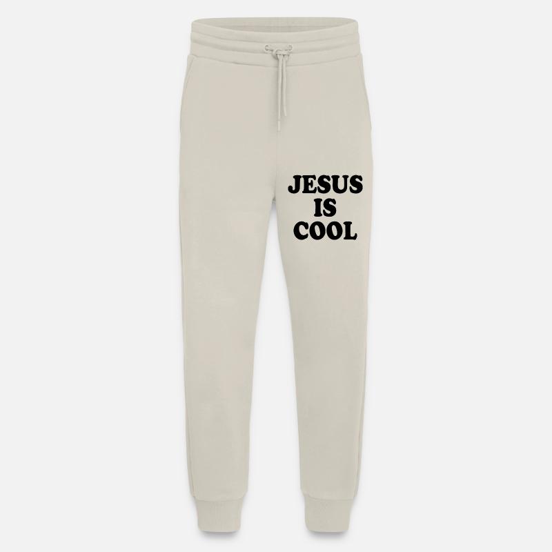 Jesus is cool - Jogging Pants - made by SPREAD  - WARM CLAY