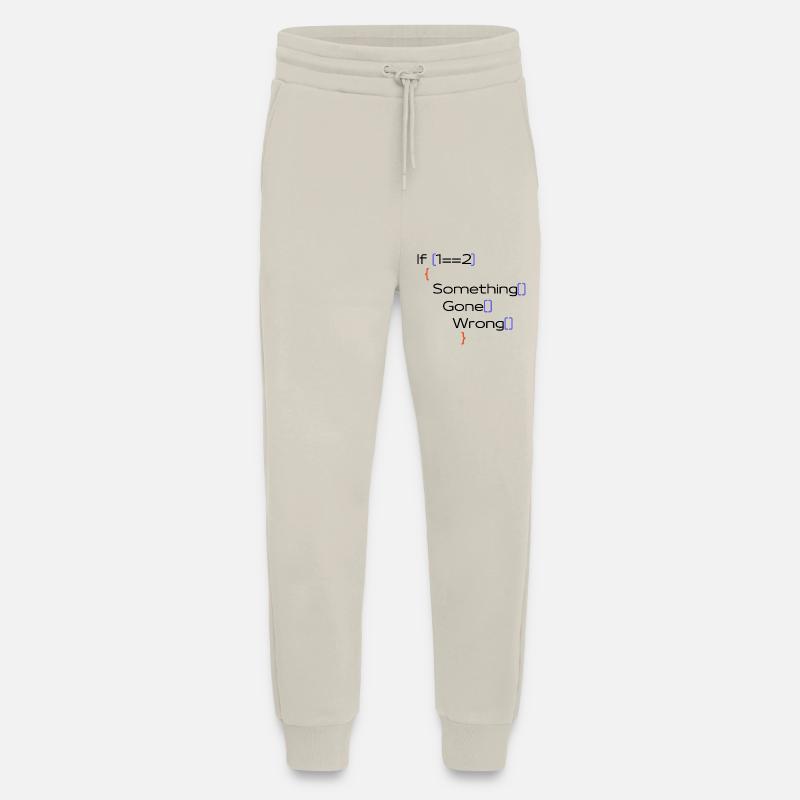 Programmer Joke Funny Gift PC Saying - Jogging Pants - made by SPREAD  - WARM CLAY