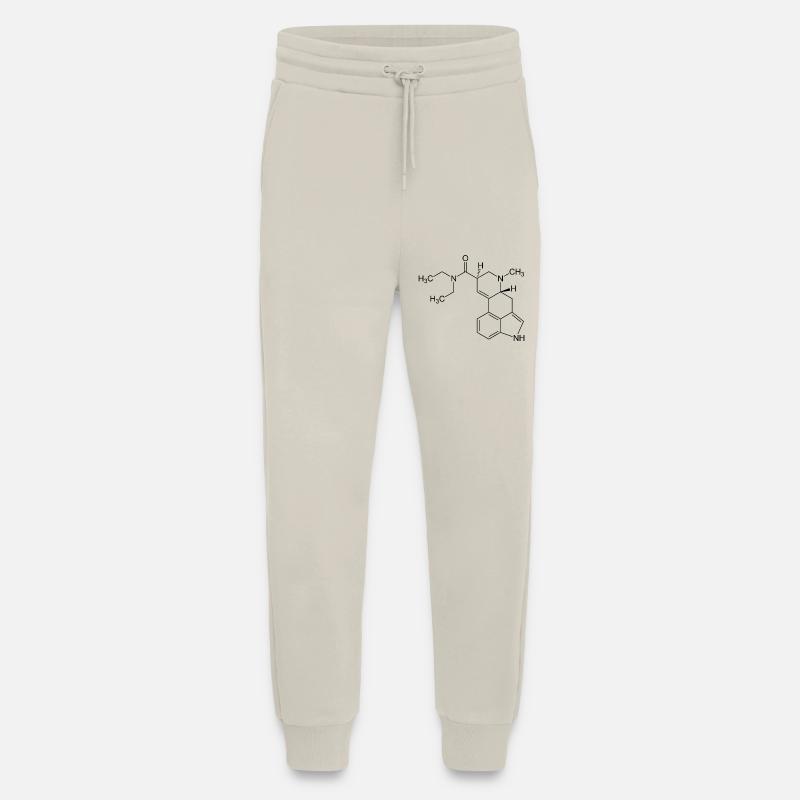 LSD molecule - Jogging Pants - made by SPREAD  - WARM CLAY