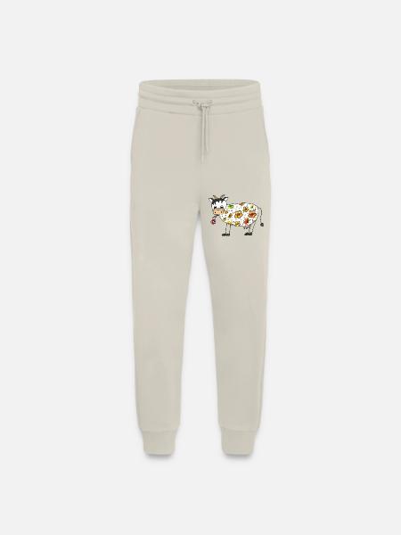 Vache - Pantalon de jogging bio décontracté fabriqué en UE - WARM CLAY