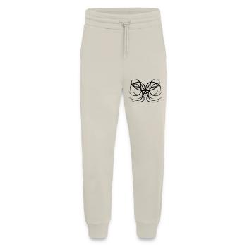 Kunstvolles abstraktes Schnörkel Design - Jogginghose - made by SPREAD - WARM CLAY - Vorne